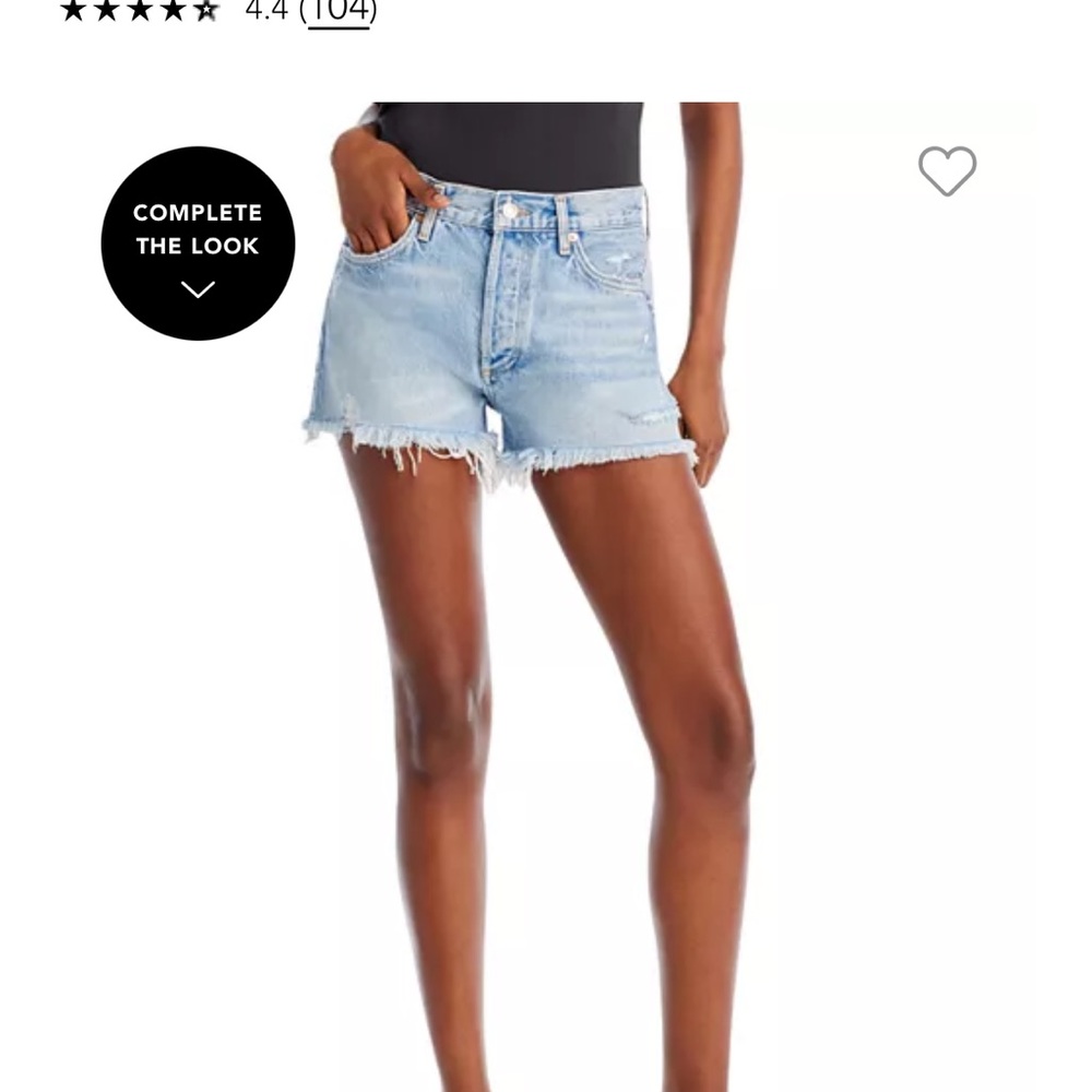 AGOLDE denim shorts
